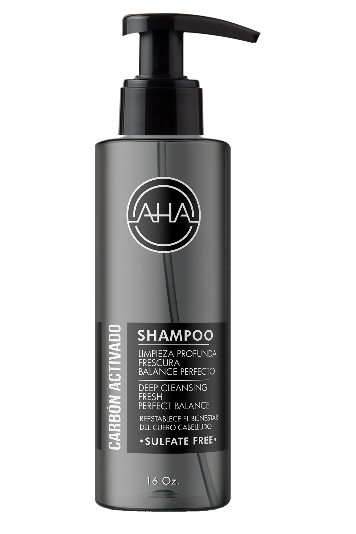 AHA Carbon Activado Shampoo 16 oz